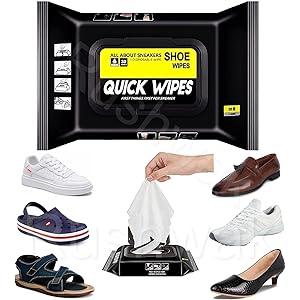 1 PACK / 80PCS QUICK SHOE WIPE CLEANER DISPOSABLE