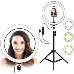 10 Inches Ring Light With Phone Holder & Tripod Stand