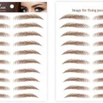 10 Pairs 6D Eyebrow Stencil Tattoo Sticker