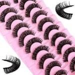 10 Pairs Mink Reusable Eyelashes