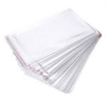 100 PCS Plain Poly Bag - Nylon Bag- Packaging Nylon - White