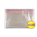 100 PCS Transparent Packaging Nylon Flier - 6" × 4" Inches