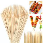 100pcs Cocktail, Fruit, Bbq Stick, Suya Stick, Skewer, Barbeque, Grilling Sticks