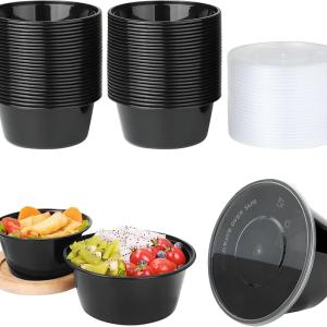 100Pcs  Food Small Sauce Container With Lids Portion Cups