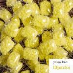 10pc Yellow Fruit Laundry Scent Booster Beads For Clothes