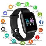 116plus smart watch heart rate and blood pressure monitor for men, women and children