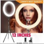 12 Inches Automatic Led Ringlight With Stand And Phone/camera  Holder
