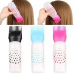 120ml Shampoo Bottle Plastic Oil Comb Applicator