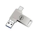 128 GB Metal  Usb Flash Drive  Adapter Cable  2 In 1 Set