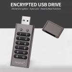 128GB 256bit Encrypted USB Drive Password Secure Flash Drive