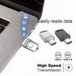 128GB Type-C/USB-C High Speed Mini Metal Rotary U Disk