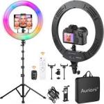 14 Inches RGB Ringlight +tripod Stand And Remote Control