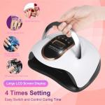 168W LED UV Nail Lamp Kits Fast Dryers 4 Timer Setting