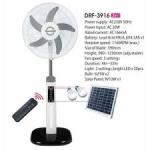 17.2"Rechargeable Fan+Remote+LED Light + Free Gift