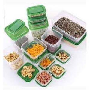 17pcs Refrigerator/Microwave Plastic Food Container