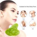 1Pcs Gua Sha Facial Massage Chinese Medicine Natural Jade