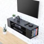 1unit Floating DVD/DSTV Remote Control Wall Shelf (brown)