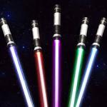 1x Flashing Lightsaber LED Light Up  War Toy 7 Color 1pcs