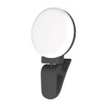 2 PCS  Mobile Phone Fill Light Camera Photo LED Selfie Light(Black)