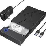 2021 NEW 3.5 Inch USB 3.0 To SATA Port SSD Hard Drive Enclosure 480Mbps USB 3.0 HDD Case External