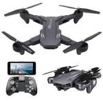 2022 Visuo WiFi 4K HD Dual Camera Drone With 2 BATTERIES 50x Zoom Optical Flow Quadcopter