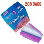 208 Pieces Ziplock Bags 26.8 Cm X 27.3 Cm