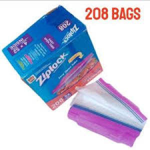 208 Pieces Ziplock Bags 26.8 Cm X 27.3 Cm