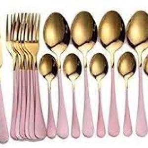 24 Pieces Dinning Cutlery Set USA + 6Pieces Cooking Spoon