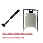 2.5" SATA HDD SSD Hard Drive Disk Connector Cable Caddy Bracket Frame Tray For Lenovo ThinkPad P53