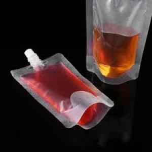 250ml Empty Liquid Self-Stand Pouch