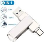 256GB 3 IN 1 OTG USB 3.0 TYPE C Android USB FLASH DRIVE