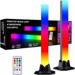 2Pcs 31CM Height RGB Colorful Desktop Light Bar/Music Light