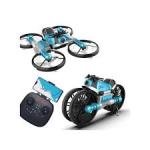 2in1 Motorcycle Folding Quadcopter Wifi FPV Drone With Camera RC 3D Flip With 2 Batteries