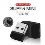 2TB U Disk Memory Stick USB3.0 Flash Drive Black