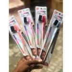 3 In 1 Edge Brush (Brush, Comb With Pintail)-Any Colourr 1 Pcs