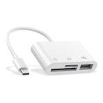 3 In1 Type-C Micro-USB SD TF Phone OTG Card Reader Adapter