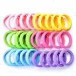 30 Pcs Colorful Elastic Hair Ties Hair Bands