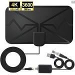 3600Miles Digital Antenna TV Indoor Signal Amplifier 4K UHD