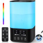 3L Cool Mist Humidifier 3 Nozzles 7color Light Auto Shut-Off