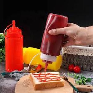 3PCS 650ML Squeeze Bottle Ketchup.Bottle Sauce Dispenser