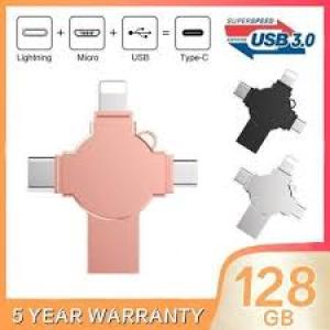4 In 1 OTG 128GB USB Flash Drive U DISK For Iphone Type-c