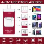 4 In 1 OTG 512GB USB Flash Drive U DISK For Iphone Type-c