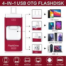 4 In 1 OTG 512GB USB Flash Drive U DISK For Iphone Type-c