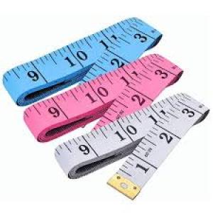 4pcs Multi Colour Resalable Measuring Tape