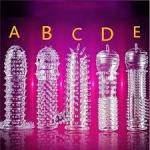 5 In 1 Ejaculation Delay Dotted Reusable Condom