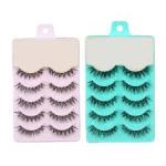 5 Pairs Black Crossing Eye Lashes Extension Makeup Long-