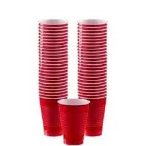 50 Disposable Cup,Red