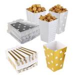 50 Pcs Open-Top Paper Popcorn Box