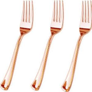 50 Pieces Disposable Party Plastic Fork