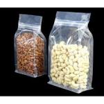 50 Pieces Side Gusset Flat Bottom Ziplock Pouch